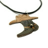 Copper Cowboy Hat and Boot Pendant