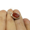 Sterling Silver Fire Agate Necklace