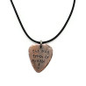 The Only Truth is Music! Guitar Pick Necklace