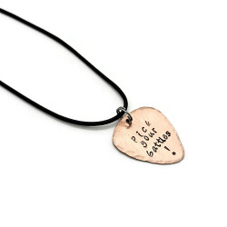 Pick Your Battles! Guitar Pick Necklace