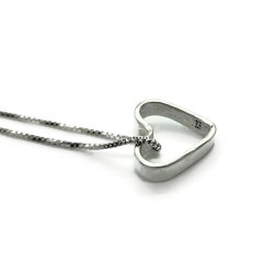 Sterling Silver LOVE Secret Message Heart