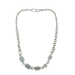 Sterling Silver Aquamarine Necklace