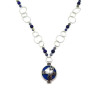 Butterfly Aromatherapy Locket with Lapis Lazuli and Sodalite