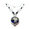 Butterfly Aromatherapy Locket with Lapis Lazuli and Sodalite