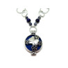 Butterfly Aromatherapy Locket with Lapis Lazuli and Sodalite