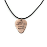 Where Words Fail Music Speaks Guitar Pick Necklace