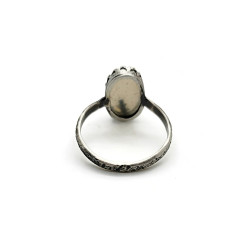 Sterling Silver Dendritic Agate Ring