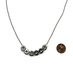 Unisex Stainless Steel Nut Necklace