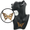 Nova the Flame Painted Butterfly Copper Pendant