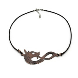 Copper Jörmungandr Necklace