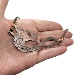 Copper Jörmungandr Necklace