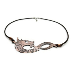 Copper Jörmungandr Necklace