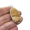 Picture Jasper and Green Aventurine Sterling Silver Necklace