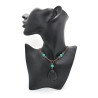 Turquoise and Lava Aromatherapy Necklace