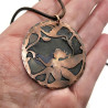 Lela the Forest Fairy Copper Pendant