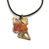 Jelssa the Flame Painted Fire Fairy Pendant