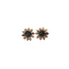 Copper Sunflower Earrings