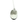 Chatoyant Scolecite Sterling Silver Pendant