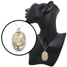 Chatoyant Scolecite Sterling Silver Pendant