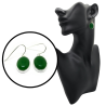 Sterling Silver Green Aventurine Gemstone Earrings