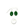 Sterling Silver Green Aventurine Gemstone Earrings