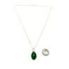 Sterling Silver Green Aventurine Pendant