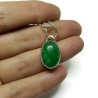 Sterling Silver Green Aventurine Pendant