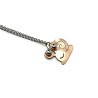 McGibbles the Mixed Metal Snail Pendant