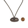 Copper Fist Holding Drumsticks Necklace