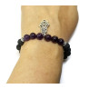 Amethyst and Lava Stone Aromatherapy Bracelet