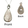 Chatoyant Scolecite Surprise Pendant with Guitar Design