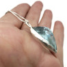 Faceted Fluorite Fine Silver Pendant