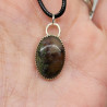 Unique Moss Agate Gemstone Necklace