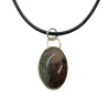 Unique Moss Agate Gemstone Necklace