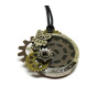 Steampunk Inspired Upcycled Watch Face Pendant