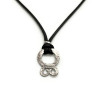 Sterling Silver Viking Inspired Troll Cross Necklace