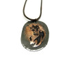 Copper Lion Head Pendant