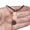 Fred the Cat Copper Pendant