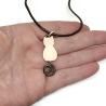 Fred the Cat Copper Pendant