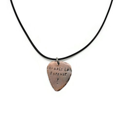 Music Is Forever! Guitar Pick Necklace