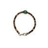 Green Aventurine and Coconut Shell Beaded Bracelet