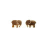 Copper Elephant Earrings