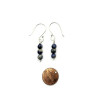 Blue Sodalite Sterling Silver Earrings