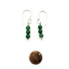 Green Aventurine Sterling Silver Earrings