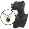 Lava Stone Acorn Aromatherapy Necklace