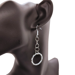 Skull & Circle Mismatched Earrings