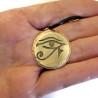 Mixed Metal Eye of Ra Pendant