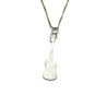 Sterling Silver Fender Jazz Bass Pendant