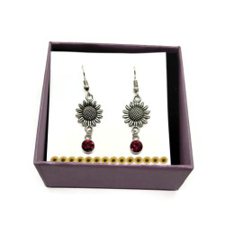 Sunflower Birthstone Earrings