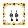 Sunflower Birthstone Earrings